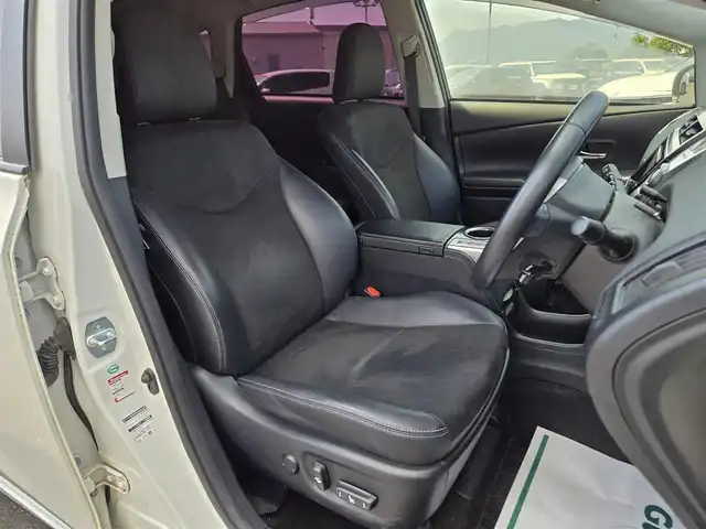 トヨタ プリウス α G ツーリングセレクション 鹿児島県 2015(平27)年 8.4万km ホワイトパールクリスタルシャイン モデリスタエアロ（リア／フロントスポイラー）　/クルーズコントロール　/ビルトインＥＴＣ　/前後ドライブレコーダー　/社外ＳＤナビ（ＭＤＶ－Ｘ７０２Ｗ）　/Ｂｌｕｅｔｏｏｔｈオーディオ　/バックカメラ　/フルセグテレビ/D席パワーシート/ハーフレザーシート/プッシュスタート/スマートキー/アイドリングストップ/カーテンエアバッグ/エアバッグ(W+サイド)
