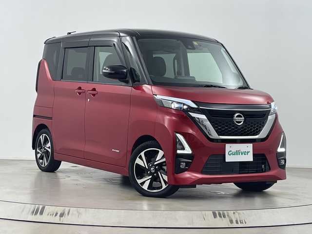 日産 ルークス HWS Gターボ プロパイロットED 埼玉県 2020(令2)年 2.5万km スパークリングレッド/ブラック 純正ナビ　/全方位カメラ　/ビルトインＥＴＣ　/両側電動スライドドア　/レーンキープアシスト　/標識表示　/先行車発進お知らせ　/衝突軽減システム/ドライブレコーダー　/コーナーセンサー　/純正フロアマット　/プッシュスタート　/フォグランプ