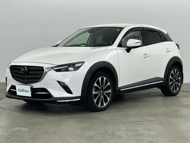 マツダ ＣＸ－３ XDプロアクティブSパッケージ 福島県 2018(平30)年 9.3万km スノーフレイクホワイトパールマイカ コーナーセンサー/・パークトロニック/・レーンキープアシスト/純正ナビゲーション/・Bluetooth/TV/CD/DVD/USB/AUX/・バックカメラ/・360°カメラ/ETC/前後ドライブレコーダー/パワーシート/・シートヒーター/BOSEスピーカー/スタッドレスタイヤ/・社外１６インチ/LEDライト/・フォグライト/プッシュスタート/・スマートキー/・オートライト/フロアマット