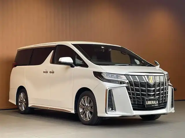 トヨタ アルファード S タイプゴールド 愛知県 2021(令3)年 4.1万km ホワイトパールクリスタルシャイン フルセグテレビ/Bluetooth/DVD/バックカメラ/コーナーセンサー/レーダークルーズ/レーンキープアシスト/パワーバックドア/ハーフレザーシート/社外デジタルインナーミラー/両側パワースライドドア/純正18インチAW/オートハイビーム/取扱説明書/保証書