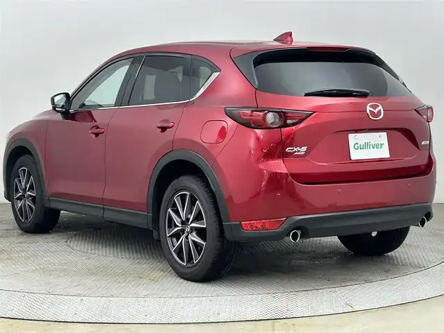 マツダ ＣＸ－５ XD Lパッケージ 道央・札幌 2017(平29)年 2.7万km ソウルレッドクリスタルM ・４WD/・BOSEサウンド/・純正SDナビ/・CD/DVD/SD/BT/フルセグ/・バックカメラ/・ビルトインETC2.0/・ドライブレコーダー/・i-ACTIVSENSE/・衝突被害軽減ブレーキ/・レーンキープアシスト/・レーダークルーズコントロール/・クリアランスソナー/・横滑り防止装置/・ブラインドスポットモニタリング/・ヘッドアップディスプレイ/・ハイビーム・コントロール・システム/・アダプティブ・フロントライティング・システム/・LEDヘッドライト/・オートライト/・パワーバックドア/・レザーシート/・前席シートヒーター/・前席パワーシート/・ステアリングヒーター/・純正19インチAW/・純正フロアマット/・プッシュスタート/・スマートキー/・スペアキー/・保証書