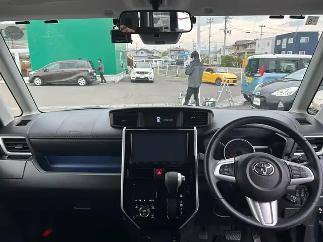 トヨタ ルーミー カスタムG－T 宮城県 2020(令2)年 2.7万km レーザーブルークリスタルシャイン スマートアシスト３/・衝突回避支援ブレーキ/・衝突警報/・車線逸脱警報機能/・誤発進抑制機能/・オートハイビーム/純正9インチナビ（NSZT-Y68T）/・CD/DVD/・Bluetooth/・フルセグTV/・SD音楽録音機能/バックモニター/ビルトインETC/ドライブレコーダー/両側パワースライドドア/革巻きステアリング/クルーズコントロール/LEDヘッドライト/フォグランプ/オートライト/スマートキー＆プッシュスタート/スペアキー/電動格納ミラー/純正15インチAW/Wエアバッグ/取扱説明書