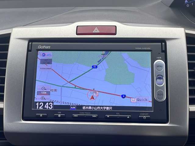 ホンダ フリード スパイク G ジャストセレクション 栃木県 2014(平26)年 5.8万km アラバスターシルバーメタリック 純正ナビ/（CD/DVD/ワンセグTV/BT）/バックカメラ/コーナーセンサー（前のみ）/ETC/両側パワースライドドア/オートライト/HIDヘッドライト/横滑り防止装置/スマートキー/電動格納ミラー/純正フロアマット