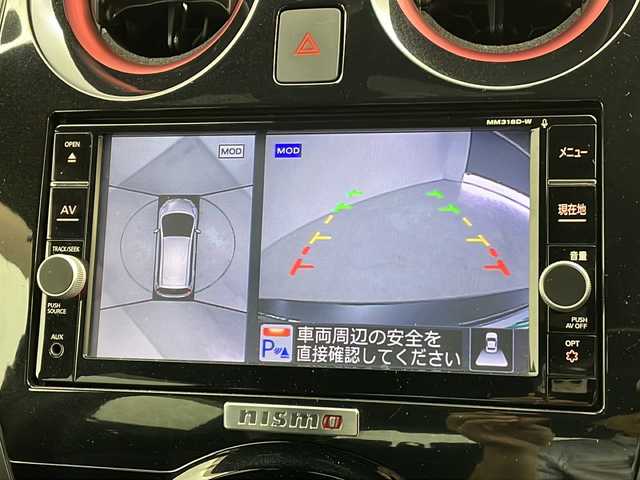 日産 ノート e－パワー ニスモ 三重県 2018(平30)年 3.9万km スーパーブラック 禁煙車　/純正ナビ　/全方位カメラ　/フルセグＴＶ　/ＬＥＤヘッドライト　/デジタルインナーミラー　/衝突軽減　/レーンキープアシスト　/横滑り防止　/スマートキー　/純正アルミ　/オートライト　/スマートキー　