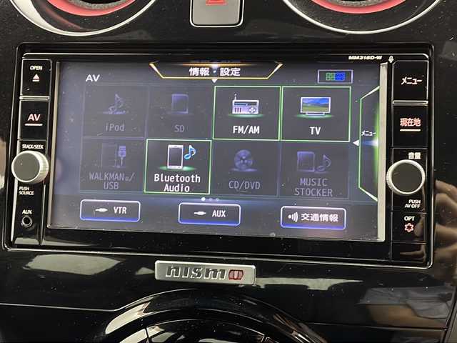 日産 ノート e－パワー ニスモ 三重県 2018(平30)年 3.9万km スーパーブラック 禁煙車　/純正ナビ　/全方位カメラ　/フルセグＴＶ　/ＬＥＤヘッドライト　/デジタルインナーミラー　/衝突軽減　/レーンキープアシスト　/横滑り防止　/スマートキー　/純正アルミ　/オートライト　/スマートキー　