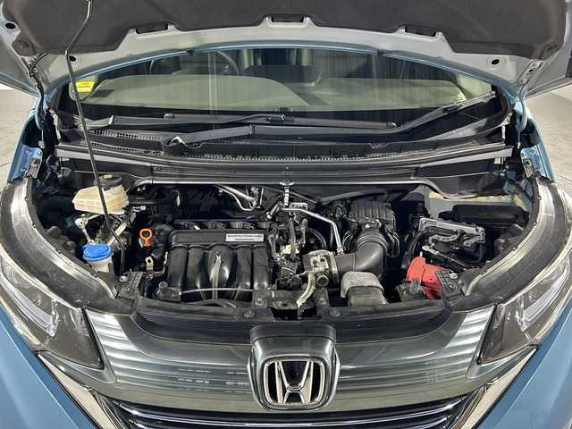 ホンダ フリード ハイブリット EX 沖縄県 2019(平31)年 4.5万km ブルーホライゾンM 県外仕入/禁煙車/6人乗り/純正SDナビ/DVD/CD/BT/フルセグ/バックカメラ/ETC/ドライブレコーダー/ホンダセンシング/衝突軽減ブレーキ/レーンキープアシスト/アダプティブクルーズコントロール/コーナーセンサー/横滑り防止装置/両側パワースライドドア/ハーフレザーシート/前席シートヒーター/LEDヘッドライト/オートライト/純正15インチAW/純正フロアマット/プッシュスタート/スマートキー/保証書