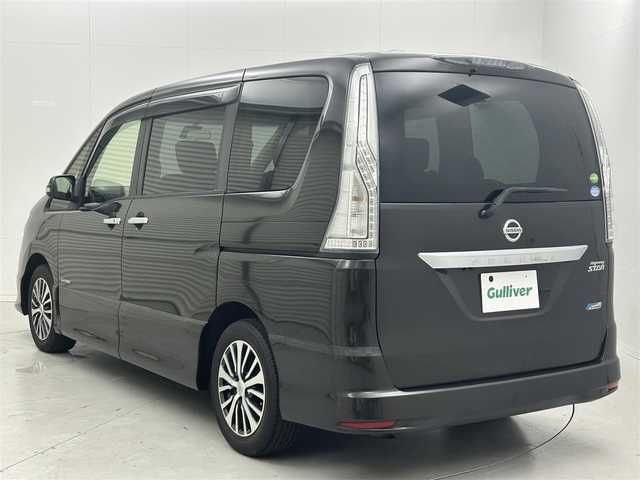 日産 セレナ HWS S HV Vセレ +Sefty 茨城県 2015(平27)年 8.2万km タイガーアイブラウン 純正ナビ/バックカメラ/フルセグ/衝突被害軽減ブレーキ/車線逸脱抑制装置/クルーズコントロール/両側電動スライドドア/ETC/純正16インチAW/LEDヘッドライト/スマートキー