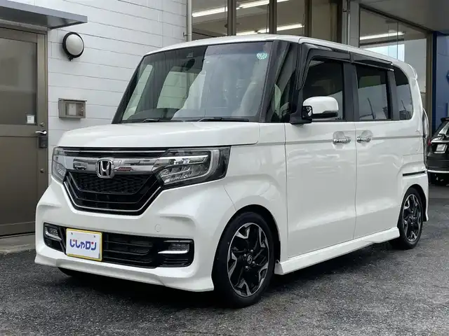 ホンダ Ｎ ＢＯＸ カスタム G L ターボ ホンダセンシング 滋賀県 2017(平29)年 10.8万km プレミアムホワイトパールⅡ (株)IDOMが運営する【じしゃロン草津店】の自社ローン専用車両になりますこちらは現金またはオートローンご利用時の価格です。自社ローンご希望の方は別途その旨お申付け下さい