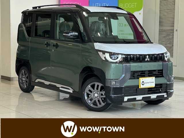 三菱 デリカミニ T プレミアム リミテッド ED 埼玉県 2025(令7)年 0.1万km未満 緑Ⅱ 三菱e-Assist /9インチディスプレイオーディオ /アラウンドビューモニター /両側パワースライドドア /レーダークルーズコントロール /LEDオートライト /ハーフレザーシート /シートヒーター/純正15インチアルミホイール/電子ブレーキ/ステアリングヒーター/ステアリングスイッチ