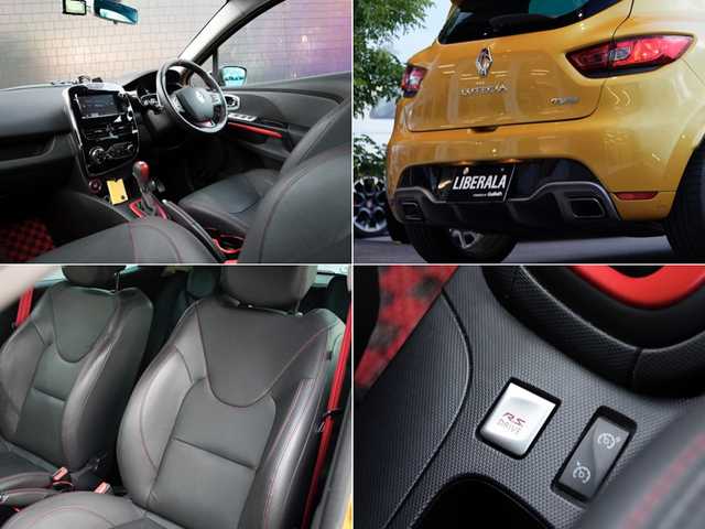 ルノー ルーテシア ルノー スポール ジョンプレミアム 静岡県 2014(平26)年 4.3万km 黄 100台限定モデル/200ps/スポーツブラックレザーシート /シートヒーター /ディスプレイオーディオBluetooth/ビルシュタイン足回り/ウェッズスポーツ１８インチアルミホイール/HIDヘッドライト/RSドライブ/KAROフロアマッド/電動格納ミラー/大型リヤスポイラー/社外マフラー/キーレスx2/ETC