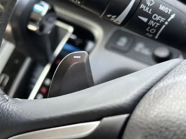 ホンダ ステップワゴン スパーダ ホンダセンシング 奈良県 2018(平30)年 5.3万km プレミアムスパークルブラックパール １０型フローティングナビ　/(BT/HDMI/DVD/CD)/バックカメラ　/フルセグＴＶ　/両側パワースライドドア　/黒革調シートカバー　/ＥＴＣ　/パドルシフト　/純正ゴムフロアマット /エンジンスターター /両側パワースライドドア