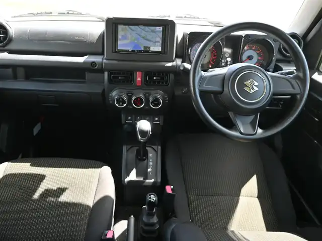 スズキ ジムニー XL 千葉県 2020(令2)年 4.8万km シフォンアイボリーM ワンオーナー/スズキセーフティサポート/社外SDナビ/地デジTV/【DVD/CD再生機能　Bluetooth接続】/バックカメラ/ドライブレコーダー（前後撮影）【ZDR-025】/前席シートヒーター/ETC/携帯リモコン