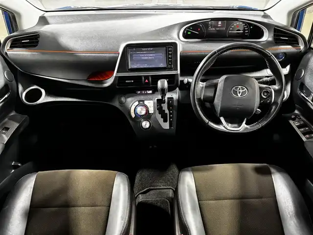 トヨタ シエンタ ハイブリッド G クエロ 大阪府 2018(平30)年 6.5万km コバルトブルーメタリック 後期モデル 純正ナビTV Bカメラ ETC 両側パワースライドドア ハーフレザー 衝突軽減 クルコン トヨタセーフティセンス クリアランスソナー スマートキー Pスタート USB