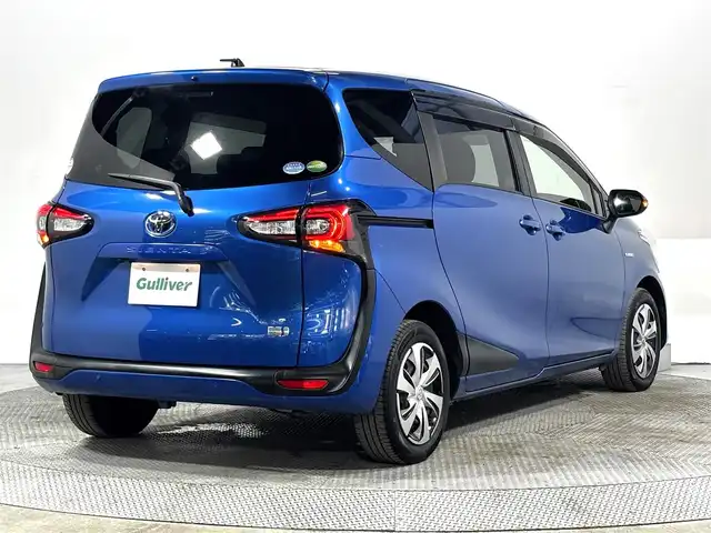 トヨタ シエンタ ハイブリッド G クエロ 大阪府 2018(平30)年 6.5万km コバルトブルーメタリック 後期モデル 純正ナビTV Bカメラ ETC 両側パワースライドドア ハーフレザー 衝突軽減 クルコン トヨタセーフティセンス クリアランスソナー スマートキー Pスタート USB