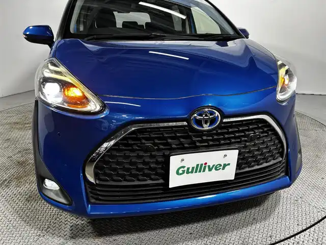トヨタ シエンタ ハイブリッド G クエロ 大阪府 2018(平30)年 6.5万km コバルトブルーメタリック 後期モデル 純正ナビTV Bカメラ ETC 両側パワースライドドア ハーフレザー 衝突軽減 クルコン トヨタセーフティセンス クリアランスソナー スマートキー Pスタート USB