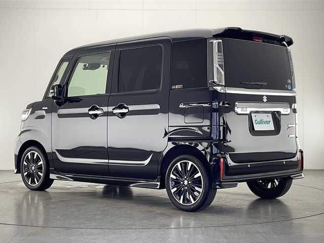 スズキ スペーシア カスタム HYBRID XS 宮崎県 2020(令2)年 4.7万km ブルーイッシュブラックパール3 SUZUKI Safety Support/○デュアルカメラブレーキサポート/○誤発進抑制機能（前方・後方）/○後退時ブレーキサポート/○車線逸脱警報機能/○車線逸脱抑制機能/○ふらつき警報機能/○標識認識機能/○オートマチックハイビーム/○コーナーセンサー/純正8インチSDナビ/フルセグTV/CD/DVD/Bluetooth/全方位カメラ/両側パワースライドドア/シートヒーター/LEDヘッドライト/ビルトインETC/純正15インチAW/スマートキー×２/アイドリングストップ/ドライブレコーダー/保証書