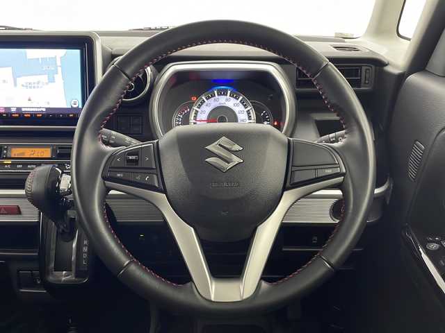スズキ スペーシア カスタム HYBRID XS 宮崎県 2020(令2)年 4.7万km ブルーイッシュブラックパール3 SUZUKI Safety Support/○デュアルカメラブレーキサポート/○誤発進抑制機能（前方・後方）/○後退時ブレーキサポート/○車線逸脱警報機能/○車線逸脱抑制機能/○ふらつき警報機能/○標識認識機能/○オートマチックハイビーム/○コーナーセンサー/純正8インチSDナビ/フルセグTV/CD/DVD/Bluetooth/全方位カメラ/両側パワースライドドア/シートヒーター/LEDヘッドライト/ビルトインETC/純正15インチAW/スマートキー×２/アイドリングストップ/ドライブレコーダー/保証書
