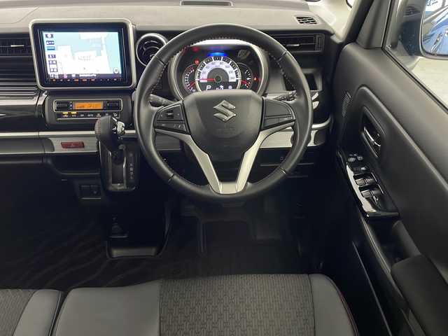 スズキ スペーシア カスタム HYBRID XS 宮崎県 2020(令2)年 4.7万km ブルーイッシュブラックパール3 SUZUKI Safety Support/○デュアルカメラブレーキサポート/○誤発進抑制機能（前方・後方）/○後退時ブレーキサポート/○車線逸脱警報機能/○車線逸脱抑制機能/○ふらつき警報機能/○標識認識機能/○オートマチックハイビーム/○コーナーセンサー/純正8インチSDナビ/フルセグTV/CD/DVD/Bluetooth/全方位カメラ/両側パワースライドドア/シートヒーター/LEDヘッドライト/ビルトインETC/純正15インチAW/スマートキー×２/アイドリングストップ/ドライブレコーダー/保証書