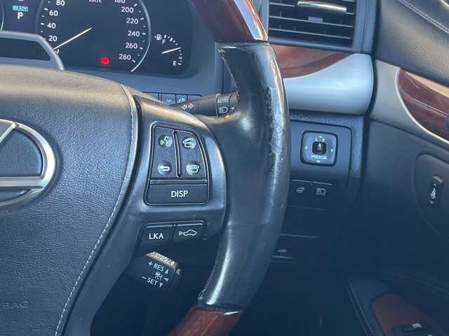 レクサス ＬＳ 600h バージョンL 愛媛県 2012(平24)年 15.7万km ブラックオパールマイカ 純正ナビ/サンルーフ/バックカメラ/ブレンボキャリパー(オレンジ)/全席パワーシート/全席シートヒーター、エアシート/フルセグテレビ/前後コーナーセンサー/ステアリングヒーター/オートブレーキホールド/衝突軽減システム/横滑り防止装置/オートライト/ＥＴＣ/ブラインドスポット