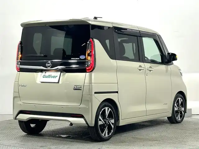 日産 ルークス HWS Gターボ プロパイロットED 大阪府 2021(令3)年 1.7万km フローズンバニラパール プロパイロット　ターボ　全方位カメラ　ドラレコ　レーダークルコン　衝突軽減　両側パワスラ　オートライト　ＬＥＤヘッドライト　アイドリングストップ　コーナーセンサー　スマートキー　プッシュスタート