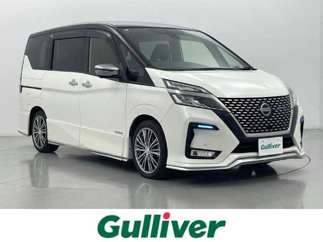 日産 セレナ オーテック スポーツスペック 熊本県 2020(令2)年 5.4万km ブリリアントホワイトパール 2トーン 純正フルエアロ　/純正ナビ（ＣＤ・ＤＶＤ・フルセグ・ＢＴ・ＳＤ）/全周囲カメラ　/前後ドライブレコーダー　/レーダークルーズコントロール/ビルトインＥＴＣ　/両側パワースライドドア　/前席シートヒーター　/ステアリングヒーター/前後クリアランスソナー　/プロパイロット/衝突軽減ブレーキ/レーンキープアシスト/アイドリングストップ/ブラインドスポットモニター/純正フロアマット/BROCHEN１７インチAW/オートライト/LEDヘッドライト/フォグランプ/スマートキー/プッシュスタート