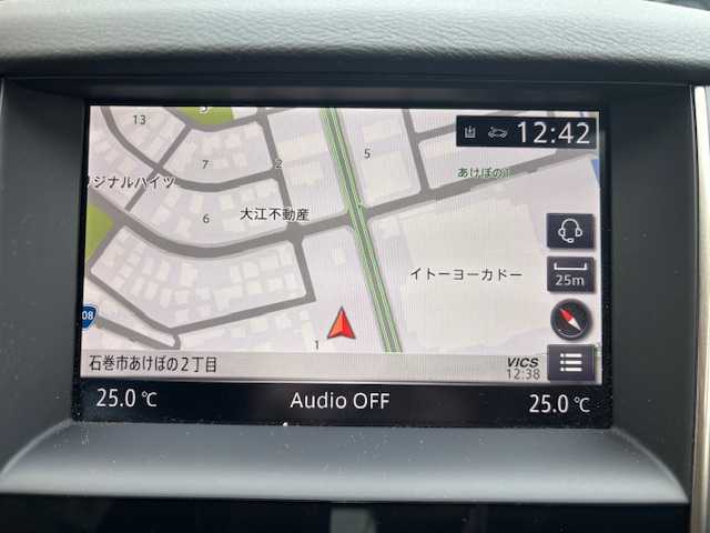 日産 スカイライン 400R 宮城県 2019(令1)年 6.5万km ブリリアントホワイトパール 登録時走行距離 64801km/純正ナビ/アップルカープレイ/ＣＤ／ＤＶＤ／Ｂｌｕｅｔｏｏｔｈ/シートヒーター/コーナーセンサー/パドルシフト/プロパイロット/全方位カメラ/横滑り防止装置/衝突軽減ブレーキ/追従クルーズコントロール/ドライブレコーダー/ＥＴＣ/ＬＥＤライト/フォグランプ/純正フロアマット/タイヤブリヂストンポテンザS001/（23年製ランフラットタイヤ)/タイヤ空気圧センサー/電動格納ミラー/ドアバイザー