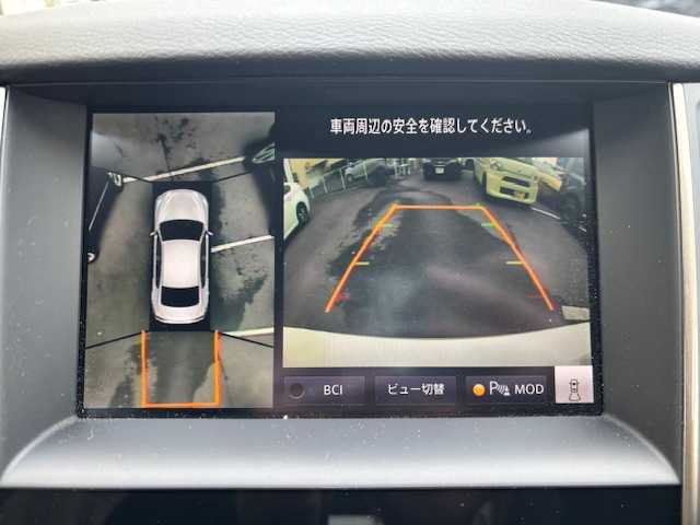 日産 スカイライン 400R 宮城県 2019(令1)年 6.5万km ブリリアントホワイトパール 登録時走行距離 64801km/純正ナビ/アップルカープレイ/ＣＤ／ＤＶＤ／Ｂｌｕｅｔｏｏｔｈ/シートヒーター/コーナーセンサー/パドルシフト/プロパイロット/全方位カメラ/横滑り防止装置/衝突軽減ブレーキ/追従クルーズコントロール/ドライブレコーダー/ＥＴＣ/ＬＥＤライト/フォグランプ/純正フロアマット/タイヤブリヂストンポテンザS001/（23年製ランフラットタイヤ)/タイヤ空気圧センサー/電動格納ミラー/ドアバイザー