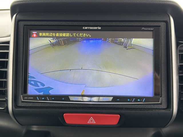 ホンダ Ｎ ＢＯＸ カスタム G ターボ Aパッケージ 千葉県 2014(平26)年 4.8万km プレミアムホワイトパール 衝突軽減ブレーキ/社外HDDナビ(AVIC-ZH0009)/　フルセグ/BT/DVD/CD/バックカメラ/ステアリングスイッチ/ETC/両側パワースライドドア/クルーズコントロール/スマートキー/プッシュスタート/HIDヘッドライト/オートライト/フォグライト/電動格納ミラー/サイドバイザー/保証書/取扱説明書