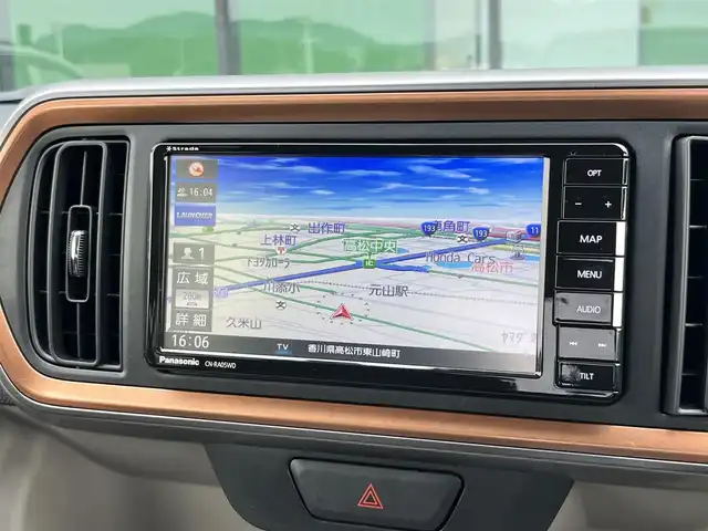 トヨタ パッソ モーダ　Gパッケージ 香川県 2019(平31)年 2.9万km ダークエメラルドマイカ 社外メモリーナビ/→AM/FM/CD/DVD/Bluetooth/フルセグTV/前後ドライブレコーダー/衝突軽減ブレーキ/ビルトインＥＴＣ/アイドリングストップ/LEDヘッドライト/コーナーセンサー/オートハイビーム/シートヒーター/プッシュスタート/スマートキー/スペアキー×1/革巻きステアリング/ステアリングスイッチ/純正フロアマット/純正14インチアルミホイール