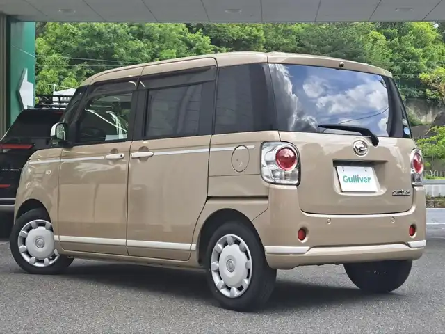 ダイハツ ムーヴ キャンバス G ホワイトアクセント リミテッド SAⅢ 大阪府 2020(令2)年 2.2万km ナチュラルベージュマイカM /ワンオーナー//社外SDナビ【CN-RE06WD】/・CD/DVD/フルTV/SD/Bluetooth//TVキャンセラー//バックカメラ/全方位カメラ//前後ドラレコ【ZDR 025】//両側パワースライドドア//社外ETC//USB充電//コーナーセンサー//衝突軽減ブレーキ//横滑り防止//オートハイビーム//アイドリングストップ//スマートキー//プッシュスタート