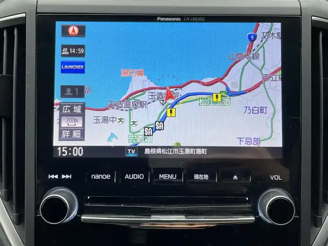 スバル インプレッサ スポーツ 2．0i－L アイサイト 島根県 2017(平29)年 8.1万km ダークブルーパール 純正8インチナビ/CD/DVD/DTV/Bluetooth/バックカメラ/レーダークルーズコントロール/前後ドライブレコーダー/ETC/LEDオートライト/アイドリングストップ/コーナーセンサー /BSM/ステアリングスイッチ/スマートキー/スペアキー /プッシュスタート /純正フロアマット/ドアバイザー