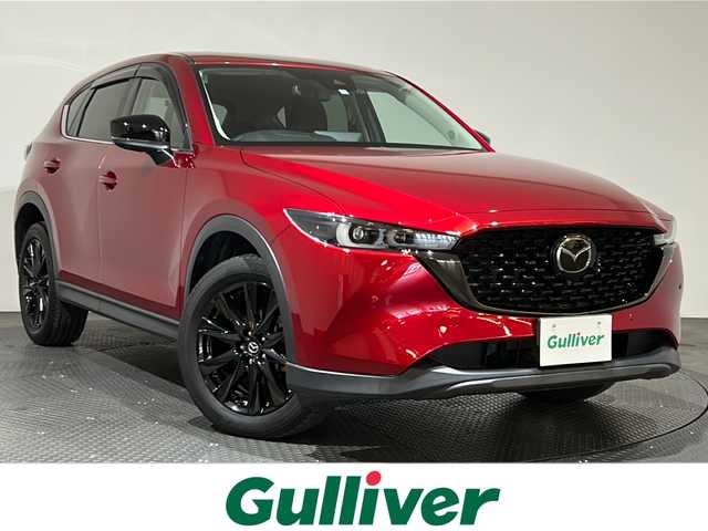 マツダ ＣＸ－５ 20S ブラックトーンED 愛媛県 2022(令4)年 3.5万km ソウルレッドクリスタルM ・１０．２５型ナビ（フルセグＴＶ・ＢＴ・ＵＳＢ・ａｐｐｌｅ　ｃａｒｐｌａｙ）/・全方位カメラ　/・前後ドラレコ　/・ＥＴＣ　/・レーダークルコン　/・パワーバックドア　/・レーンキープアシスト　/・ＤＮ席シートヒーター/・ステアリングヒーター/・D席パワーシート/・置くだけ充電