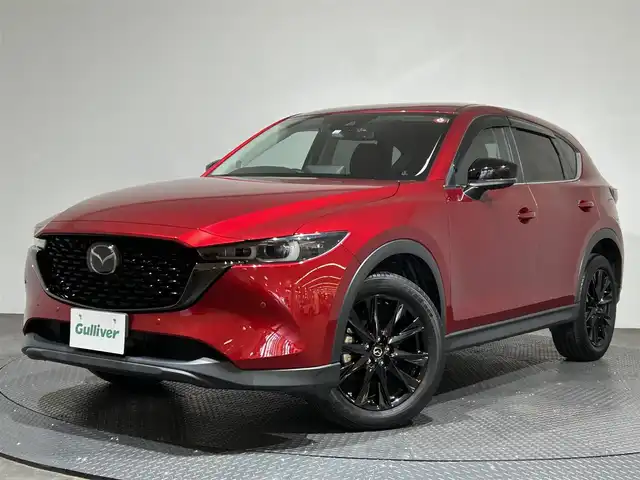 マツダ ＣＸ－５ 20S ブラックトーンED 愛媛県 2022(令4)年 3.5万km ソウルレッドクリスタルM ・１０．２５型ナビ（フルセグＴＶ・ＢＴ・ＵＳＢ・ａｐｐｌｅ　ｃａｒｐｌａｙ）/・全方位カメラ　/・前後ドラレコ　/・ＥＴＣ　/・レーダークルコン　/・パワーバックドア　/・レーンキープアシスト　/・ＤＮ席シートヒーター/・ステアリングヒーター/・D席パワーシート/・置くだけ充電