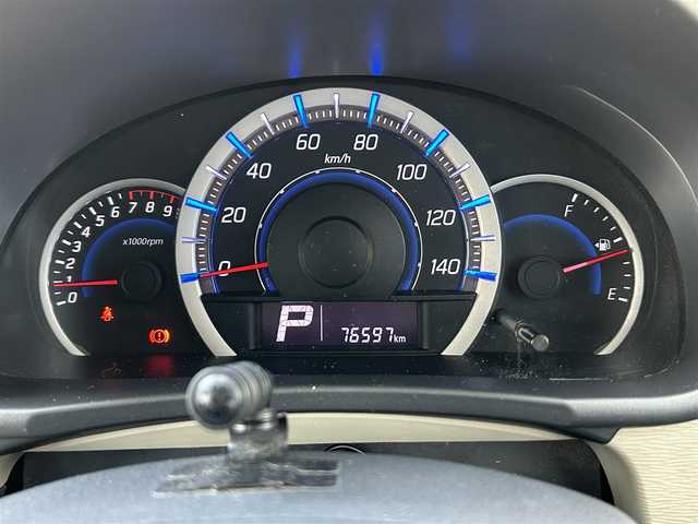 スズキ ワゴンＲ FX－LTD 熊本県 2013(平25)年 7.7万km ルナグレーパールメタリック プッシュスタート/社外ナビ/（CD・DVD・フルセグTV・BTオーディオ・SD）/ETC/純正14インチAW/ウィンカーミラー/純正フロアマット/純正ドアバイザー/新車保証書/取扱説明書