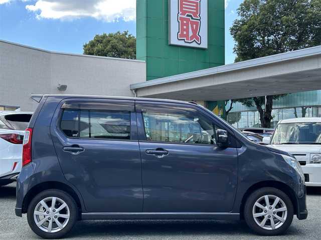 スズキ ワゴンＲ FX－LTD 熊本県 2013(平25)年 7.7万km ルナグレーパールメタリック プッシュスタート/社外ナビ/（CD・DVD・フルセグTV・BTオーディオ・SD）/ETC/純正14インチAW/ウィンカーミラー/純正フロアマット/純正ドアバイザー/新車保証書/取扱説明書