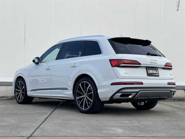アウディ Ｑ７ 45 Sラインリミテッド 東京都 2020(令2)年 4万km グレイシアホワイトメタリック 7シーター/純正ナビ/フルセグTV/360°カメラ/レザーシート/シートヒーター/バーチャルコックピット/ACC/LKA/BSM/ヘッドアップディスプレイ/前後ドラレコ/ETC
