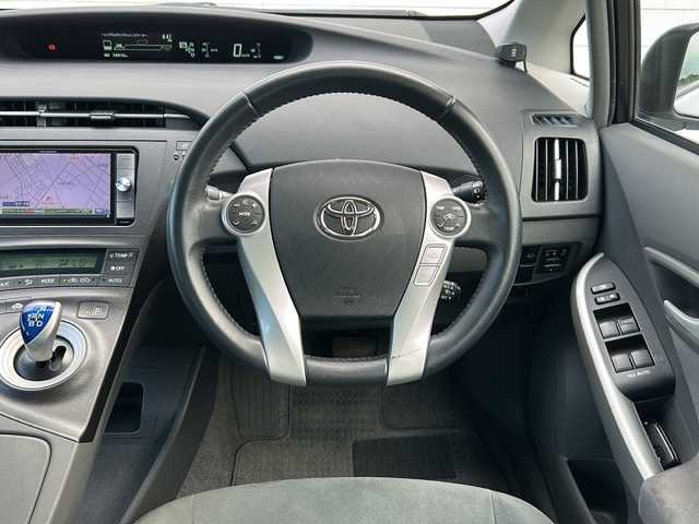 トヨタ プリウス G ツーリングセレクション 茨城県 2010(平22)年 7.9万km アイスバーグシルバーマイカメタリック コーナーセンサー/バックカメラ/クルーズコントロール/社外ナビ　BT/CD/DVD/フルセグ/純正フロアマット/アルミホイール/ビルトインETC/純正フロアマット