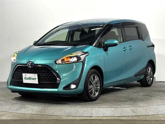 トヨタ シエンタ ハイブリッド G クエロ 大阪府 2018(平30)年 3.4万km ラディアントグリーンM 後期モデル 純正ナビTV 360カメラ ETC 両側パワースライドドア ハーフレザー シートヒーター ハンドルヒーター 衝突軽減 クルコン トヨタセーフティセンス クリアランスソナー ドラレコ