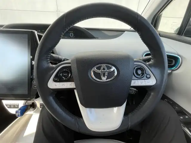 トヨタ プリウス ＰＨＶ A レザーパッケージ 千葉県 2017(平29)年 4.3万km スピリテッドアクアメタリック 純正ナビ/フルセグＴＶ/バックカメラ/クルーズコントロール/ビルトインＥＴＣ/ステアリングヒーター/前席シートヒーター/衝突被害軽減ブレーキ/レーンキープアシスト/オートハイビーム/オートライト/プッシュスタート/スマートキー