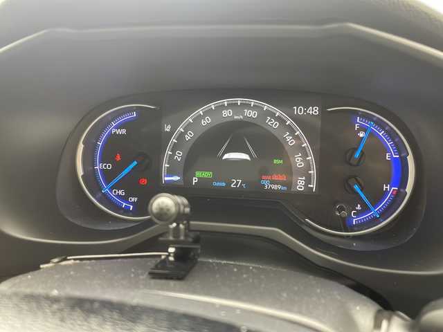 トヨタ ＲＡＶ４ ハイブリットG 沖縄県 2019(令1)年 3.8万km ホワイトパールクリスタルシャイン 禁煙車　/社外ナビ【MDV-M906HDL】/（ＡＭ／ＦＭ／ＣＤ／ＤＶＤ／ＢＴ）/フルセグＴＶ/衝突軽減装置　/横滑り防止機能/盗難防止装置/レーンキープアシスト/クルーズコントロール/バックカメラ/シートヒーター　/シートメモリー　/ステアリングヒーター　/サンルーフ　/パワーバックドア　/前後ドラレコ/ビルトインETC/純正18インチアルミホイール/プッシュスタート/スマートキー