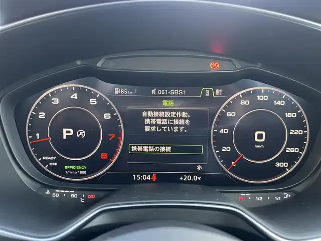 アウディ ＴＴクーペ 2．0 TFSI 静岡県 2015(平27)年 5.7万km ブリリアントレッド バーチャルコックピット/MMIナビ/(Bluetooth/AUX/USB/フルセグ)/デラックスオートマチックエアコンディショナー/ドライブセレクト/パーキングアシスト/本革巻き3スポークスポーツステアリングホイール/リヤスポイラー/スポーツシート/フューエルキャップ/LEDヘッドライト/ETC/純正17インチアルミホイール/純正フロアマット/スマートキー
