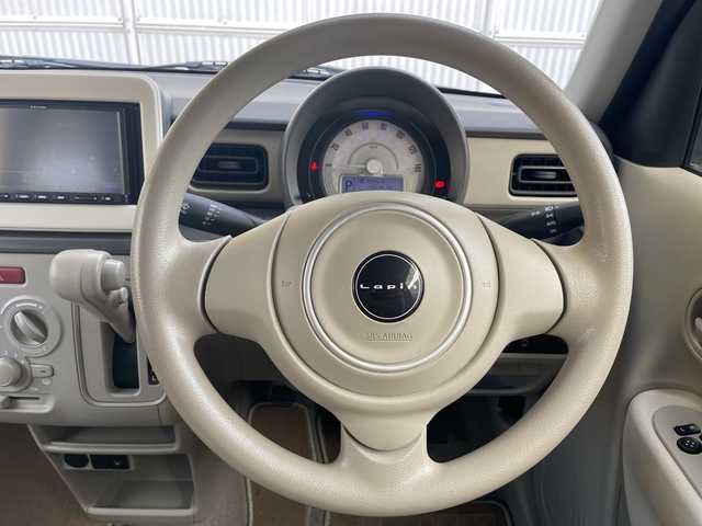 スズキ ラパン L 茨城県 2020(令2)年 4.2万km フォーンベージュM 純正7インチナビ/Bluetooth接続/ワンセグTV/バックモニター/後方コーナーセンサー/衝突軽減ブレーキ/車線逸脱防止装置/横滑り防止装置/アイドリングストップ/運転席シートヒーター/ドライブレコーダー/保証書/取扱説明書/スペアキー