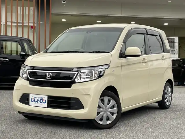ホンダ Ｎ ＷＧＮ G Aパッケージ 沖縄県 2014(平26)年 2.6万km クッキークリーム (株)IDOMが運営する【じしゃロンコザ店】の自社ローン専用車両になりますこちらは現金またはオートローンご利用時の価格です。自社ローンご希望の方は別途その旨お申付け下さい/・純正ナビ/・バックカメラ/・CD再生/・プッシュスタート/・スマートキー/・ドライブレコーダー/・純正フロアマット/・オートライト