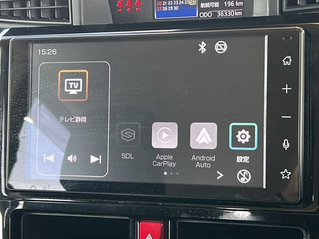 トヨタ ルーミー カスタムG 千葉県 2021(令3)年 3.7万km ブラックマイカメタリック 9インチ純正ディスプレイオーディオ/・ラジオ/・フルセグTV/・Bluetooth/・USB/・Apple Car Play/・Android Auto/主要装備/・クルーズコントロール/・コーナーセンサー/・両側パワースライドドア/・スマートアシスト/・ＬＥＤヘッドライト/・横滑り防止装置/・アイドリングストップ/・オートライト/・オートハイビーム/・純正アルミホイール