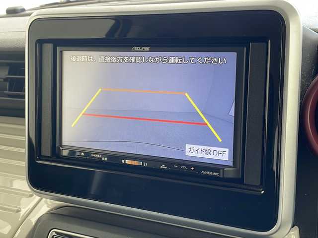 スズキ スペーシア HYBRID X 沖縄県 2018(平30)年 9.1万km シフォンアイボリーM 社外ナビ(AVN133MRC)/（ＴＶ　ＣＤ）/ETC/両側パワースライドドア/スズキセーフティサポート/シートヒーター/オートライト/ライトレベライザー/スマートキー/スペアキー/プッシュスタート/純正フロアマット/コーナーセンサー/アイドリングストップ/電動格納ミラー
