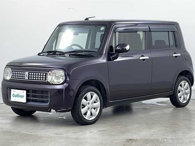 スズキ ラパン X セレクション 道央・札幌 2013(平25)年 7万km ミステリアスバイオレットパール ４WD/社外ナビ/ワンセグテレビ/シートヒーター/プッシュスタート/純正14インチAW/HIDヘッドライト/オートエアコン/保証書/取説書