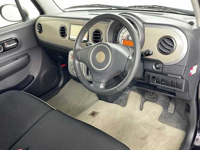 スズキ ラパン X セレクション 道央・札幌 2013(平25)年 7万km ミステリアスバイオレットパール ４WD/社外ナビ/ワンセグテレビ/シートヒーター/プッシュスタート/純正14インチAW/HIDヘッドライト/オートエアコン/保証書/取説書
