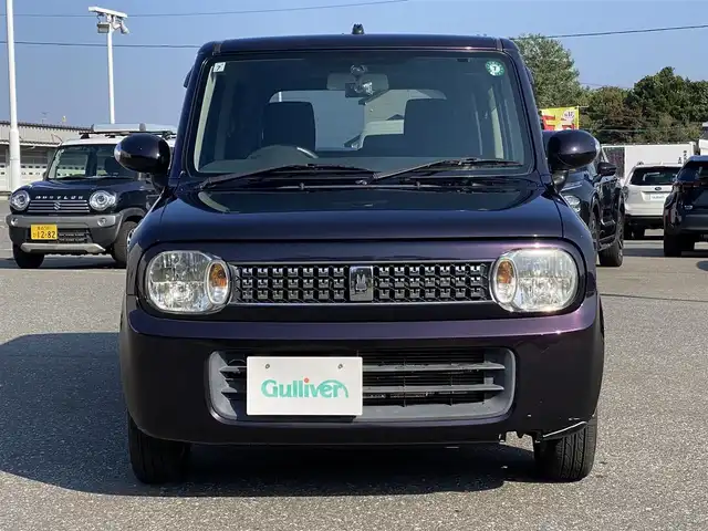 スズキ ラパン X セレクション 青森県 2013(平25)年 7万km ミステリアスバイオレットパール ４WD/社外ナビ/ワンセグテレビ/シートヒーター/プッシュスタート/純正14インチAW/HIDヘッドライト/オートエアコン/保証書/取説書