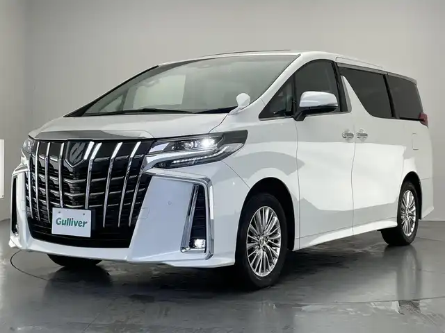 トヨタ アルファードハイブリット SR Cパッケージ 愛知県 2022(令4)年 2.1万km ホワイトパールクリスタルシャイン 純正9型DAナビ/フルセグテレビ/Bluetooth/ETC2.0/前後ドライブレコーダー（DC-DR652）/BSM/デジタルインナーミラー/ツインムーンルーフ/シートベンチレーション/シートメモリー/3眼LEDヘッドライト/シーケンシャルウインカー/AC1500W/ステアリングヒーター/スペアタイヤ/禁煙車