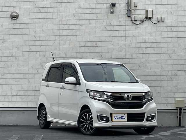 ホンダ Ｎ ＷＧＮ カスタム G ターボパッケージ 長野県 2017(平29)年 5.1万km 白 (株)IDOMが運営する【じしゃロン長野店】の自社ローン専用車両になります/こちらは現金またはオートローンご利用時の価格です。自社ローンご希望の方は別途その旨お申付け下さい./社外ナビ　（CD/BT）/ワンセグTV/クルーズコントロール/ステアリングスイッチ/ビルトインETC/運転席助手席シートヒーター/４WD/パドルシフト